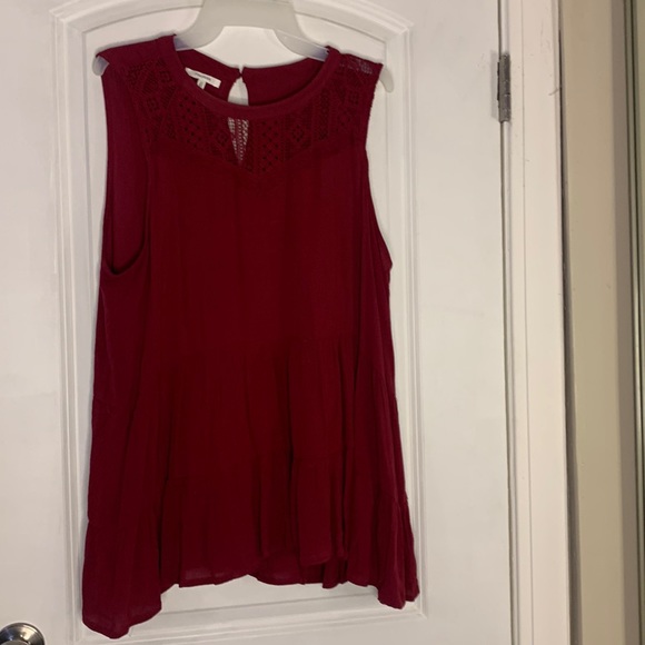 Maroon size XL Maurice’s tank top - Picture 1 of 3
